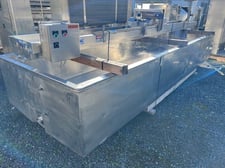 Image for 1000 gallon Kusel #DLHD16, Stainless Steel cheese vat, 58-1/2" W x 15' 6" L x 26" D, insulated side walls