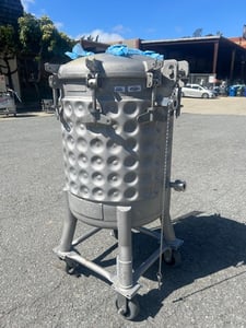 25 gallon Overly Inc, Stainless Steel, jacketed tank, 1984