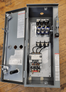 Square D, 8538SDA24V02S, Combo Starter 60A 575V 25HP 18.5kW with 8536SDO1S Starter