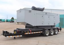 400 KW Winpower #TAD1242GE, diesel generator sound attenuated enclosure mounted on trailer, 277/480 Volts