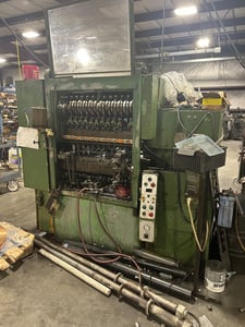 Platarg #312, ICOP Eyelet Transfer Press, 12 Station, Air Clutch & Brake, 1982