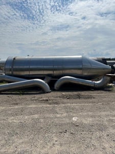 Stainless Steel spray system dryer, 102" x 18'