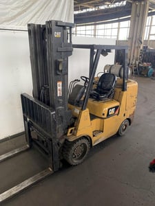 10000 lb. Caterpillar #GC45KSWB, LP Forklift, 6' fork length, S/N AT87A31450