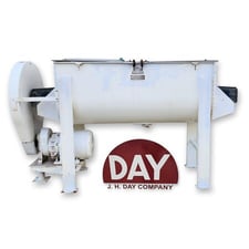 35 cu.ft. J.h. Day #D-10, Stainless Steel Double Ribbon Mixer Blender, 30" W x 78" L x 33" D, 10 HP, 440 V.