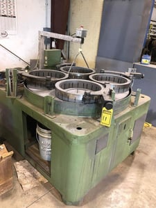 48" Lapmaster, 4-rings, slurry pump, cycle timer, complete