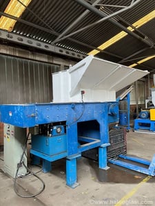 Model 3E Machinery WT 40100, cable shredding line, Siemens PLC Control