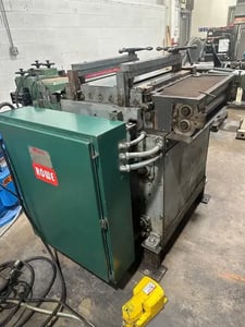 24" x .105" Rowe #S-24, 7-roll powered straightener, #29420