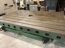 84" x 120" Giddings & Lewis, Hydrostatic Air Lift Operated Rotary Table