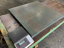 10000 lb. GSE & 50 lb. Stearling Scale Systems floor scale, 48" x48" deck, digital display