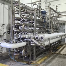 Rossi & Catelli, pasteurizer, tube in tube, HTST, 30 gpm, aseptic filler