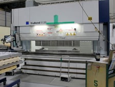 143 Ton, Trumpf #TruBend-5130, 8-Axis CNC hydraulic press brake, 10.7' OA, 106" between housing, 2015