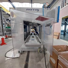 Pattyn Packaging Line, Automated Case Erector, Bag Inserter, Weigh Filler, Bag Closer, Case Closer