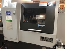 Tsugami #BW329Z, 9-Axis Swiss CNC Lathe, 8000 RPM, Conveyor, Fire Supression, Bar feeder, 2023
