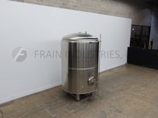 2000 Gal. Prospero / SK, Stainless Steel Jacketed & Insulated Tank, 75" diameter X 100" Straight Side, 43 PSI