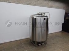 2200 Gal. Alpha Brewing, Stainless Steel Jacketed Tank, 81" ID x 99" Straight Side