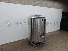 2200 Gal. Alpha Brewing, Stainless Steel Jacketed Tank, 79" diameter X 97" Straight side, 43 PSI