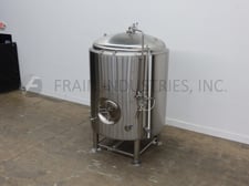 1000 Gal. MoreBeer Pro, Stainless Steel Jacketed Tank, 62" diameter X 71" Straight Side, 15 PSI