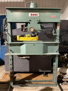 75 Ton, Dake #5-075, Ele-draulic H-frame press