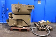 5 cu.ft. Roto-Finish #ER-0405S-00-A29, vibratory finisher, 48.7" bowl diameter, parts seperator, timer, 2000