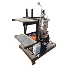 Chemap #D-4223, Fermenter, Jacketed, 35 PSIG @ 266°F, 1 Motor, 2 HP, 180 V.