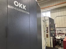 OKK #HM-1250S, CNC horizontal machining center, 2010