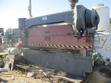 50 Ton, Chicago #8L10, mechanical press brake, 10' overall