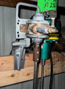 Clamp-On Air Pneumatic Mixer, 41" OA L, 29" L shaft, (2) 316 Stainless Steel blades, 5" diameter