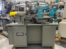 11" x 18" Hardinge #HLV-H, precision toolroom lathe, 1-1/4" hole, 125-3000 RPM, #2MT, 1977