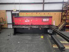 1/4" x 10' Amada #M3060, Mechanical Shear, 60 SPM, 16 holddowns, 96" squaring arm, 1990, M3060