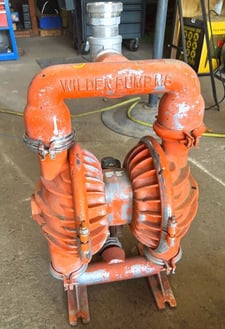 2" Wilden #M8, pneumatic air operated diaphragm pump, 155 GPM, 125 psi, 2019