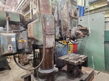5' -13" Fosdick, radial drill press, 3 phase 460 V.