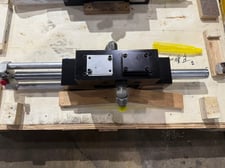 5.5 KIP MTS #204.52, Hydraulic Actuator, Dynamic 6", Static 7.2" (LVDT) stroke, 2 port manifold, S/N 437R