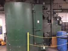 Wheelabrator #MS4-600, spinner hanger blast cleaning machine, built-in dust collector