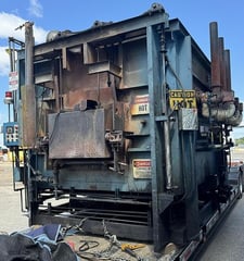 72" Holcroft atmosphere rotary hearth furnace, 32" W x 20" H door opening, Natural gas, 1750°F