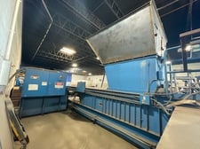 Selco #2R1050, baler, 50 HP, 72" x 54" infeed opening, 60" x 30" x 45" bale size, 460 V.