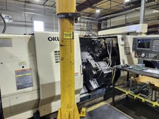 Okuma #Impact-LU15-M, CNC Lathe, 20.8" swing, 8" chuck, 12 station turret, Hydraulic Steady Rest, live