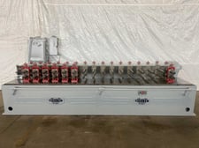 16 Stand, Tishken #16-HMW-1-3/4, rollformer, 1-3/4" spindle diameter, 12" roll space, L to R, 15 HP