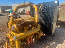 700 HP Caterpillar #C18, industrial engine, radiator, controller, 3794 hours, 2007