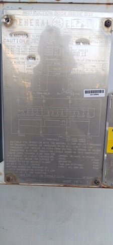 3750/5250 KVA 26400GRDY/15240 Primary, 13200Y/7620 Secondary, General Electric