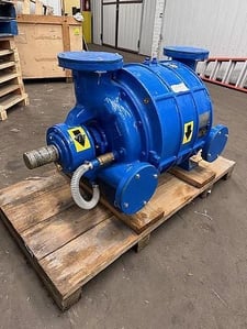 Nash #CL-1002, Stainless Steel cladded vacuum pump, clock wise rotation, single extended, rebuilt