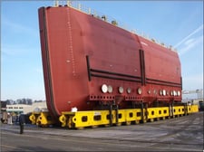 Scheuerle #MPK, self-propelled hydraulic platform trailers