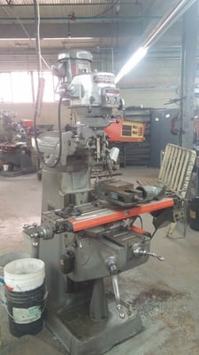 Bridgeport #Series-I, milling machine, 9" x42" table, 2 HP, 2-Axis digital read out, vari-speed head