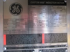 1250 HP 900 RPM General Electric, Frame 8311SU, weather protected enclosure type 2, BB, new, 2300/4000 Volts