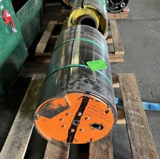 Ruesch, 16" diameter x 28" face width, recoiler drum, manual expansion