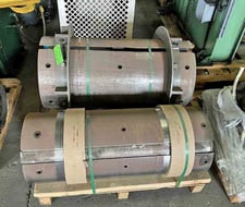 Ruesch, 16" diameter x 40" face width, recoiler drum, manual expansion, manual gripper