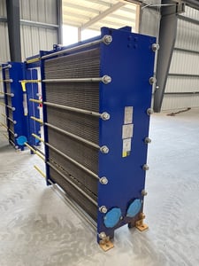 1099 sq.ft., Kelvion, NF150LBA15, Plate Heat Exchanger, 316L Stainless Steel, 145 psig @ 230&deg;F, 2021