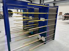 596 sq.ft., Kelvion, NF150L BYF, plate heat exchanger, 316L Stainless Steel, 145 psig @ 230&deg;F, 2021