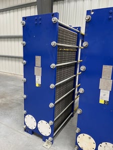 696 sq.ft., Kelvion, NF150LBA150, plate heat exchanger, 316L Stainless Steel, 145 psig @ 230&deg;F, 2021