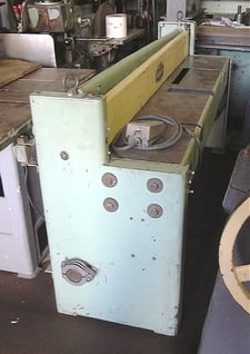 20 gauge x 6' Famco #172, Shear, 5 HP, 550 V, foot switch, squaring arms, armguards, S/N S-M60YZ03