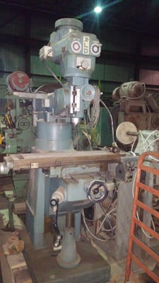 Ex-Cell-O #602, Vertical Milling Machine, Ram-Type, 36" L Table, #40 Spindle nose taper, 52" F-B x 88" H